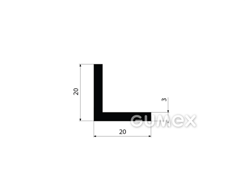 GUMMIPROFILE L-FORM - NBR